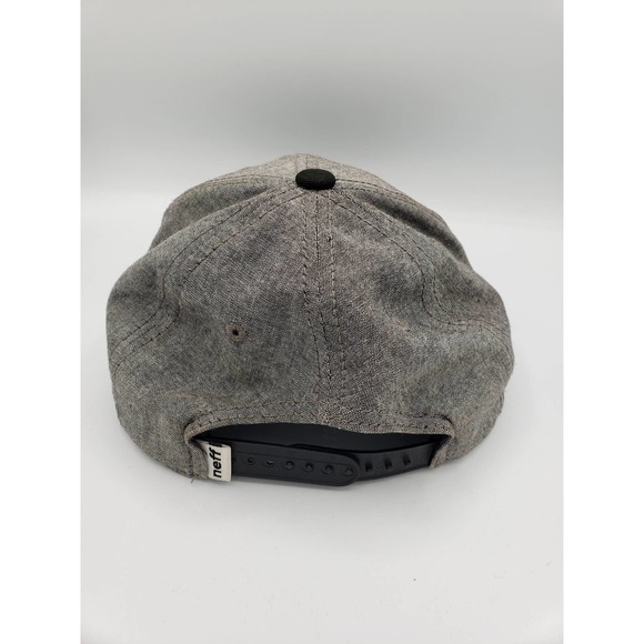 Neff Snap Back Cap Gray and Black - Picture 4 of 5